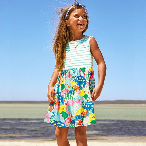 Summer Girl's Striped Dress